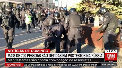 Cnn Brasil On Twitter Na R Ssia Mais De Pessoas Foram Detidas Em