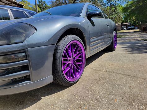 Xxr Wheels 571 18x85 5x1143 Diamond Cut Purple Rims Et35