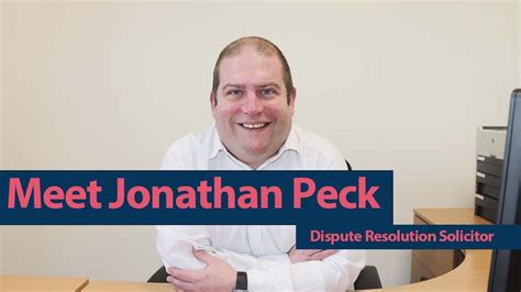 Meet Jonathan Peck A Dispute Resolution Solicitor At Fishers Solicitors