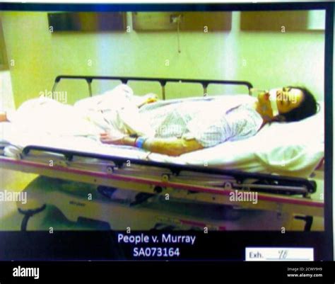 Pop Star Michael Jackson Lies Dead On A Gurney Hi Res Stock Photography