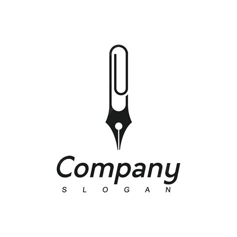 Premium Vector Pen Logo Using Clip Icon Suitable For Business