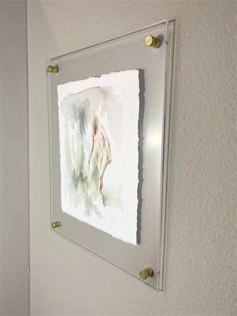 Original Figure Painting Watercolor Nude Nature Figure Study Etsy