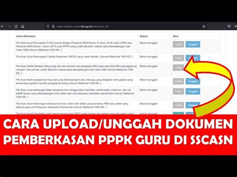 Informasi Terkait Pengumpulan Berkas PPPK Guru SELEKSI CASN CPNS PPPK