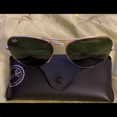 Ray Ban Accessories Rayban Rb325 Aviator Large Metal Sunglasses With Gold Frame Poshmark