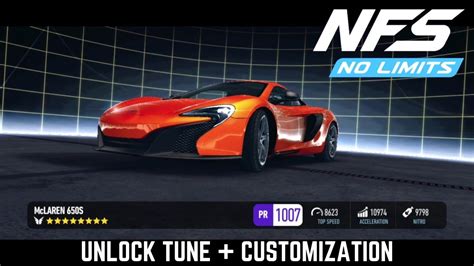 Mclaren S Pr Maxxed Out Unlock Tune Nfs No Limits Youtube