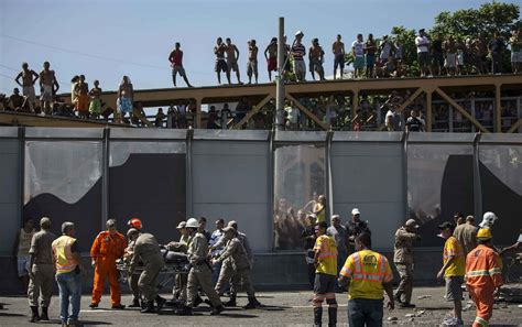 Fotos Passarela Cai Em Acidente Na Linha Amarela No Rio Fotos Em