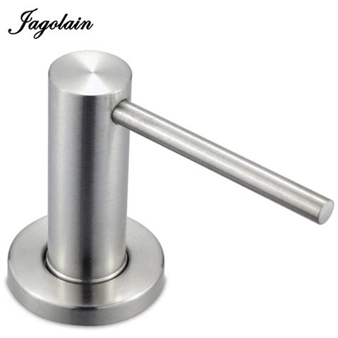 500ml Solid Stainless Steel Kitchen Sink Countertop Soap Dispenser