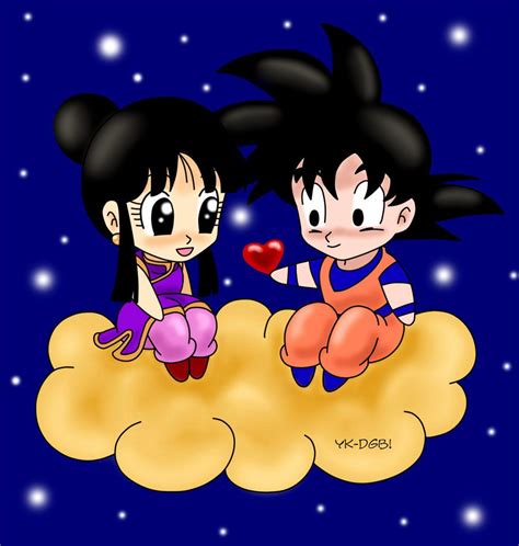 Goku Enamorado Goku Y Chichi Goku Y Su Novia Goku Y Bulma