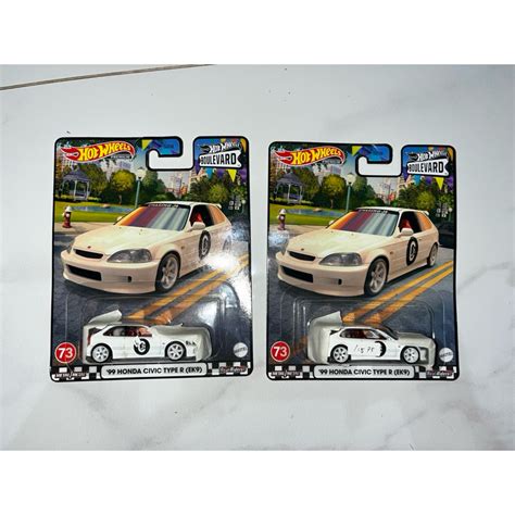 Jual Hot Wheels Premium Honda Civic Type R Ek Boulevard Shopee Indonesia