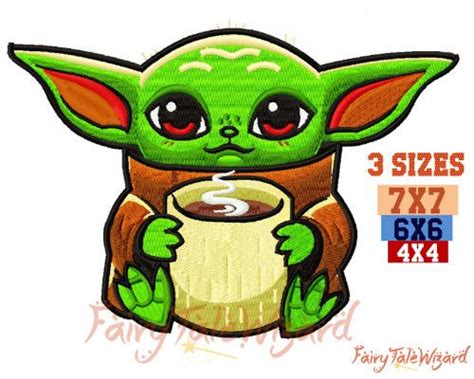 Baby Yoda Embroidery Designs Star Wars Used Embroidery Machines