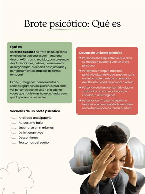 Brote Psicótico Qué Es Causas Y Secuelas Somos Estupendas