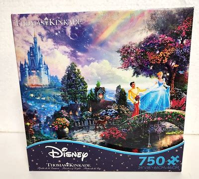 Thomas Kinkade Disney Cinderella Wishes Upon A Dream 750pc Jigsaw