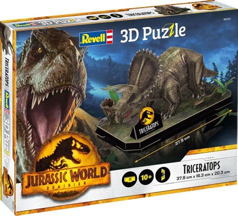 Jurassic World Dominion Triceratops 3d Puzzle John Ayrey Die Casts