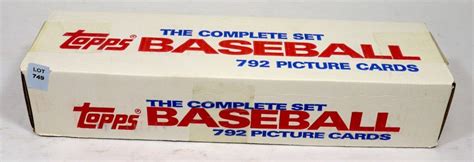 1987 Topps Baseball Complete Card Set