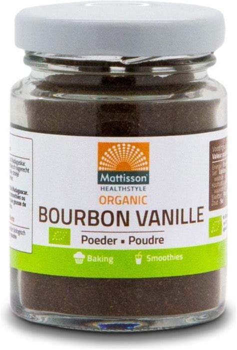 Mattisson Biologische Bourbon Vanille Poeder Natuurlijk