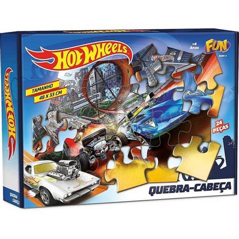 Quebra Cabe A Pe As Hot Wheels Fun Quebra Cabe A Magazine Luiza