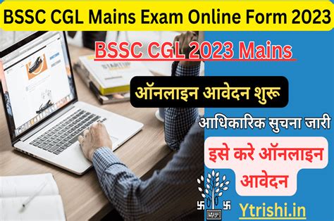 Bssc Cgl Mains Exam Online Form 2023 Bssc Cgl 2023 Mains Online Apply