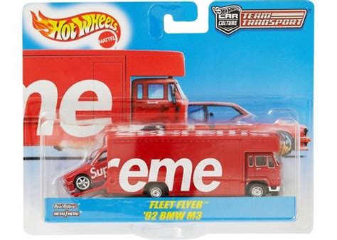Slum Ltd Supreme Hot Wheels Fleet Flyer Bmw M Red