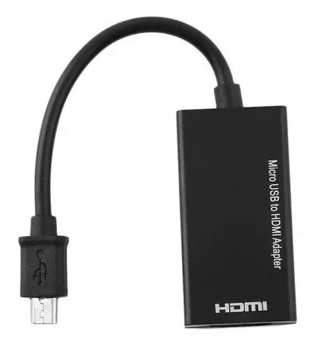 Cabo Adaptador V8 Micro Usb Para Hdmi Mhl P Samsung LG Sony