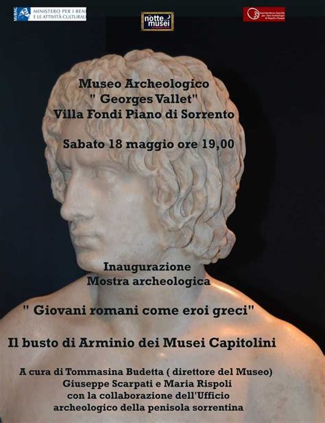 SABATO 18 MAGGIO ORE 19 00 Piano Di Sorrento Villa Fondi Museo