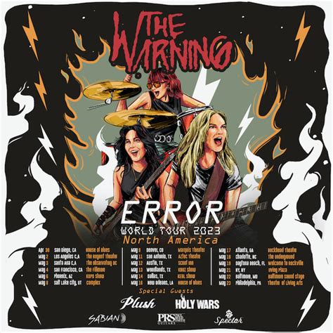 The Warning Anuncia Una Gira Norteamericana Error Tour Pronto Nueva