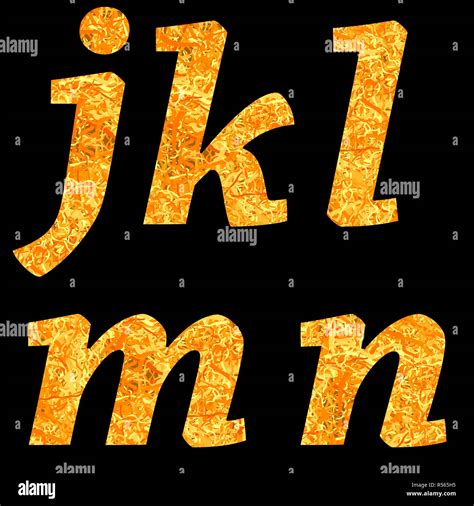 Yellow Letters of Alphabet Isolated Stock Photo - Alamy