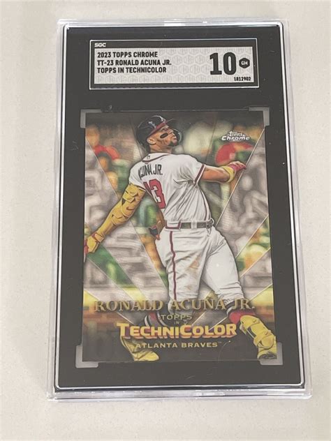 2023 Topps Chrome Topps in Technicolor TT 23 Ronald Acuña Jr for