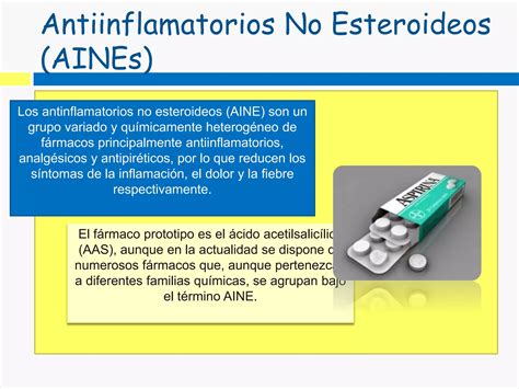 Fármacos Antiinflamatorios no esteroideos AINE PPT