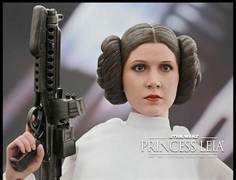 Star Wars Action Figure Hot Toys Della Principessa Leia Di Carrie