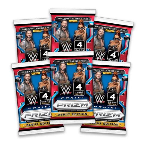 Buy 2022 Panini WWE Prizm Debut Edition Wrestling Trading Card Blaster