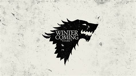 Drawing Illustration Monochrome Logo Game Of Thrones House Stark