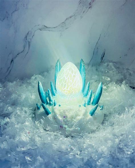 Ark Survival Evolved Inspired Ice Wyvern Egg & Nest - Etsy