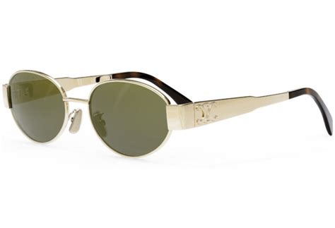 Sunglasses Celine Triomphe Metal Oval Cl U