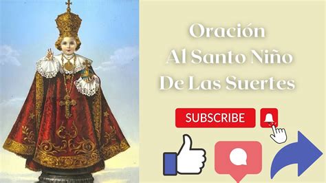 ORACION AL SANTO NIÑO DE LAS SUERTES PARA SOLUCIONAR NECESIDADES YouTube