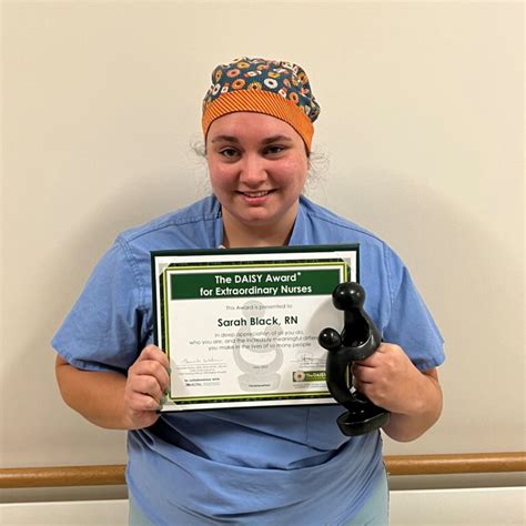 Sarah Black Honored With Daisy Award For Extraordinary Nurses