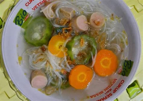 Resep Sop Oyong Bihun Oleh Eliza Putri Agniya Cookpad