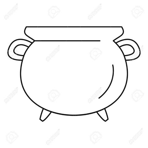 Detail Cauldron Clipart Black And White Koleksi Nomer