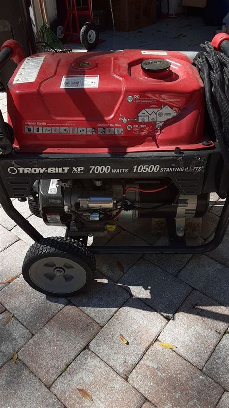 Troy Bilt Xp Series 7000 Watt Generator Parts Manual