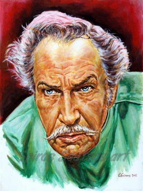 Vincent Price Painting Portrait Theatre Of Blood Movie Poster