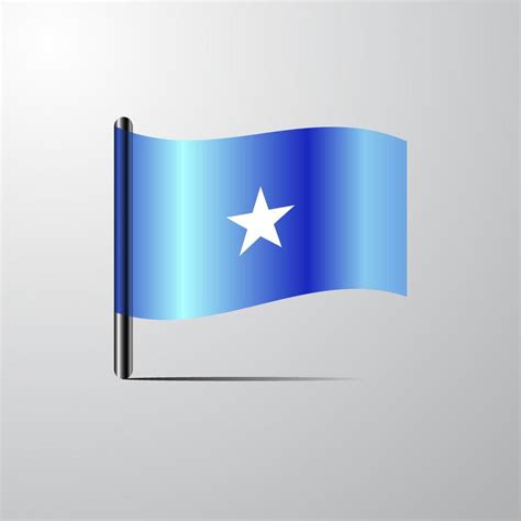 Somalia waving Shiny Flag design vector 14022920 Vector Art at Vecteezy