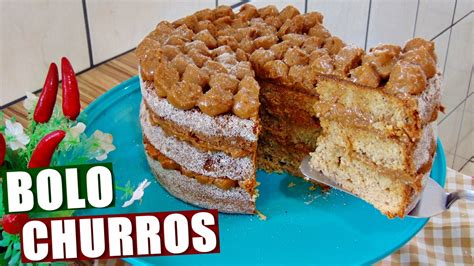 Bolo Churros Naked Cake F Cil E Delicioso Menino Prendado Youtube