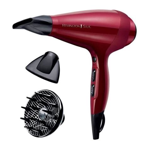 REMINGTON AC9096 Sèche Cheveux Silk Ionique 2400W Grille Céramique