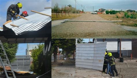 Voladuras de techos caídas de postes y cortes de luz lo que generó la