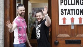 Ireland Same Sex Referendum Set To Approve Gay Marriage BBC News