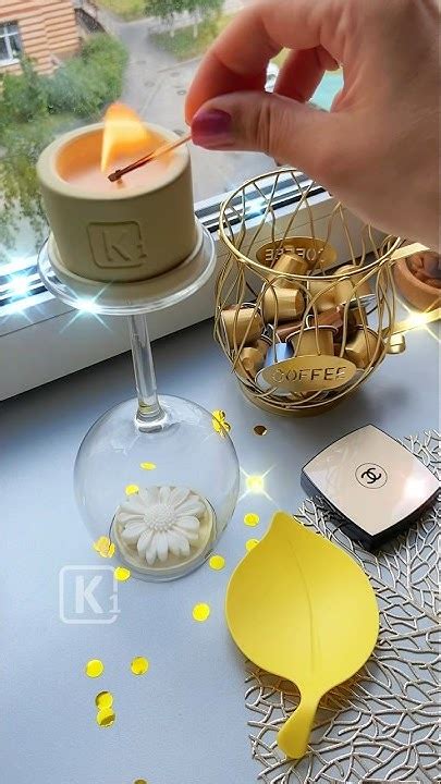 Свечи К1 с золотым мерцанием и сменными блоками ️ #свечиручнойработы # ...