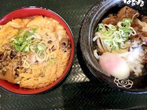 【中評価】はなまるうどん 牛とじ丼＆牛肉温玉ぶっかけうどんセットの感想・クチコミ・商品情報【もぐナビ】