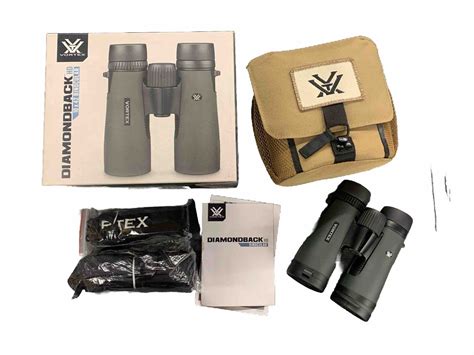 Vortex Diamondback Hd 10x42 Binoculars With Glasspak Harness Case Green 875874009943 Ebay