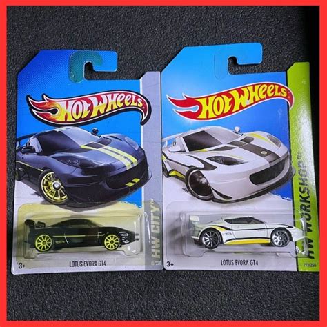 Hot Wheels Lotus Evora GT4 Black White 2013 Second Editions Collections HW City Kereta Lotus