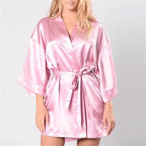 Buy Plus Size Sexy Lingerie Women Silk Lace Robe Satin Bathrobe