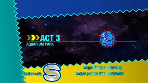 Sonic Colors Ultimate Aquarium Park Act Red Rings Rank S Youtube